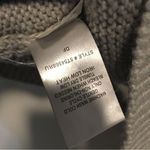 Open Back Cropped Oversized sweater with holes on upper sleeves! Gray Size M Photo 5