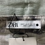 ZARA  Strapless Patterned Utility Midi Dress Size S NWT Photo 4