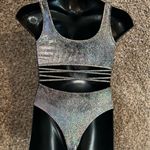Holographic bodysuit Silver Photo 2