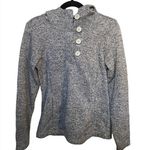 Columbia  Fleece Grey Heather Darling Days Button Hoodie Size Small Pullover. Photo 0