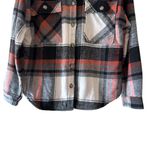 Anthropologie Eden & Olivia oversized plaid flannel button -up Jacket SZ S #2525 Photo 2