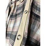 MELLODAY  Longline Oversized Flannel Jacket Shacket‎ Photo 4