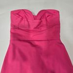 MORE TO COME Sophia Strapless Midi Dress in Pink Photo 4
