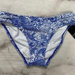 Ralph Lauren LRL  Blue Artisanal Woodblock Paisley Hipster Bikini Bottom Sz 4 New Photo 1