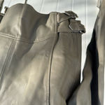 Walter Baker  Liz Crop Moto Leather Jacket L Army Green‎ Large Photo 8