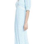 RIXO x Target floral puff sleeve dress size 14 Blue Photo 5