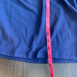 Lands' End Minimalist Everyday Navy Blue Jersey Knit Fit & Flare Dress M/T 10-12 Photo 15