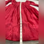 Umgee  Long Sleeve Shimmer Mini Dress Smocked Back panel babydoll Size Small NWT Photo 8