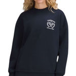 Lululemon  Heavyweight Fleece Pullover Tennis Club Sweatshirt True Navy Size L Photo 0