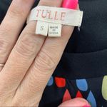 Tulle Retro 60s Raindrop Dress With Flared Skirt Black Photo 1