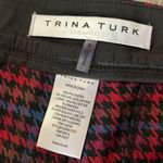 Trina Turk The Willis Flare Pants Multicolor Houndstooth Print Size 0 EXCELLENT! Photo 12