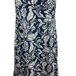 American Eagle Blue Green Halter Babydoll Sleeveless Floral Dress 8 90s Y2K Photo 2