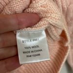 Amour Vert 100% Wool Cable Knit Sweater in Blush Pink - Size XS Photo 3