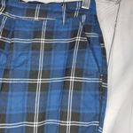 Hot Topic  Navy Plaid Y2K Ankle Skinny Pants Photo 4
