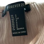 Forever 21 Women's S Blush Lace Detail Blouse Cropped Long Sleeve Boho Bohemian Photo 6