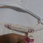 Chelsea and Violet Cream Embroidered Lace Cottage Core Boho Blouse Size L Photo 5