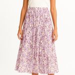 Halogen for Nordstrom. 2 Piece Set Pleated Skirt and Flutter Sleeve Blouse Photo 9