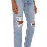 AGOLDE 90's Mid Rise Loose Wander Light Wash Destroyed Crop Size 24 Photo 12