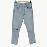 AGOLDE Riley High Rise Straight Crop Jeans | Sz 27 | Shatter (Light Wash) Photo 1