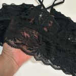 Aerie Black Lace Keyhole Front Bralette Photo 7