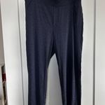 Athleta Brooklyn Textured Ankle Pant Leopard Medieval Violet Size 12 Photo 4