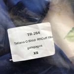 Three Eighty Two  Womens Dress XS Blue Tatianna‎ Cold Shoulder Ruffle Mini NWT Photo 8