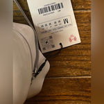 ZARA NWT  White Rose Box Clutch & Purse w/ Magnetic Closure & Silver Chain Strap Photo 9