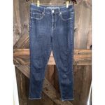American Eagle  Outfitters‎ Jeans Womens 10 Dark Blue Hi Rise Skinny Photo 0