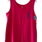Lands' End Lands’ End Sleeveless Color Pink Cotton Essential Minimalist SZ L Photo 0