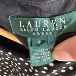 Ralph Lauren LAUREN Womens Dress Size 8 Polka Dot Fit Flare Contrast Hem Classic Photo 7