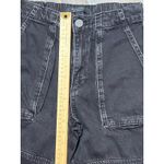 ALLSAINTS Mila Jean Cargo Pants Black Denim Jogger Womens Size 6 Millitary Chore Photo 7