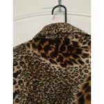 Vtg Selene Sport Women's Juniors Leopard Print Soft Fleece Zip Jacket Size M Size M Photo 9