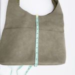 Joy Susan  Jenny Faux Suede Hobo Shoulder Bag in Stone Green Slouchy Boho Vegan Photo 8