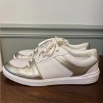 Cole Haan W28059 8.5B Gold/White Grand Metallic Trim Tennis Sneakers Photo 3