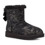 UGG NEW ® Mini Bailey Bow Glimmer Faux Fur Lined Boot Photo 0