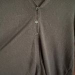 J.Jill | Linen Blend Black Flyaway 3 Button Cardigan Sweater | Size Large Photo 2
