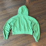 Sporty & Rich SRHWC Cropped Hoodie Verde/White size medium like new Green Photo 8
