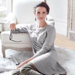 CAbi 3459 Gray Flashdance Sweater Mini Fleece Long Sleeve Shirt Dress XXS Photo 12