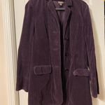 J.Jill Purple Corduroy Jacket Photo 0