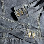 Levi's Red Tab Womens XS Blue Denim Trucker Jacket Fitted Classic Casual Fitted Photo 15