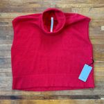 Lululemon Brushed Cotton Merino Wool Blend Tunic In Carnation Red Size 12 NWT Photo 1