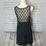 Free People  black fiesta crochet top dress Photo 6