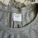 Athleta  Ribbed Grey Tank Top with Keyhole Back🫧 Photo 3