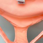 Candie's Boho String Bikini Swim Bottom Peach Gold Print Size Medium #147 Photo 3