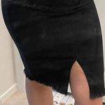 Denim Skirt Black Size L Photo 1