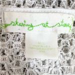 Staring At Stars Cream Open Knit Crochet Boxy Top Size Medium/Large Photo 6