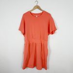 Spanx  AirEssentials Cinched Scuba T-Shirt Summer Dress Sunset Peach Photo 4