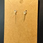 Christmas Truck Gold Tone Dangle Pierced Earrings New Photo 1