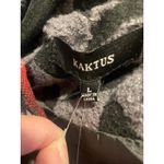 Kaktus Women's L Coat Black Multicolor Patchwork Embroidered Button Jacket Size L Photo 12