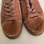 Dolce Vita Zalen Pink Velvet Slip On Sneakers Photo 5